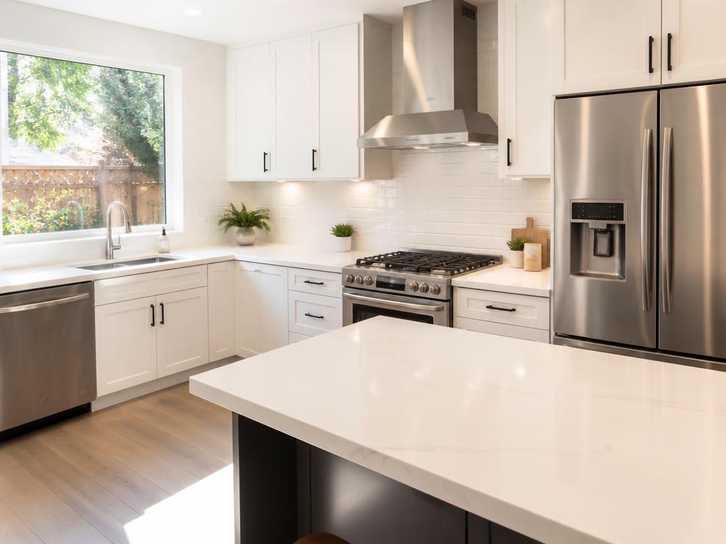 Spotless kitchen after a Sweeping Beauty cleaning